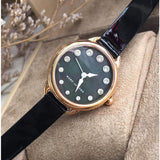 Marc Jacobs Betty Mother of Pearl Black Dial Black Leather Strap Watch for Women - MJ1513 Buy Now By Marc Jacobs