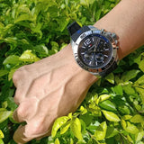 Shop Tommy Hilfiger Sport Multifunction Black Dial Black Rubber Strap Watch for Men - 1791143 in USA