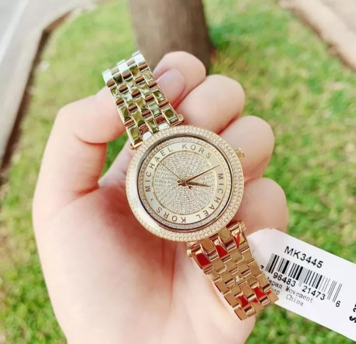 Michael Kors Darci Gold Dial Gold Steel Strap Watch for Women - MK3445 Buy Now By Michael Kors