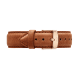 Daniel Wellington Dapper Durham White Dial Brown Leather Strap Watch For Women - DW00100113 Buy Now By Daniel Wellington