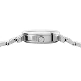 Guess Night Life Clear Silver Dial Silver Steel Strap Watch for Women - GW0470L1 Buy Now By Guess