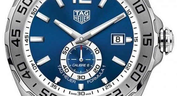 Shop Tag Heuer Formula 1 Calibre 6 Automatic Blue Dial Silver Steel Strap Watch for Men - WAZ2014.BA0842 in USA