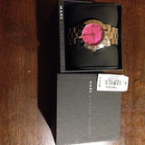 Marc Jacobs Amy Red Dial Silver Steel Strap Watch for Women - MBM3302 Buy Now By Marc Jacobs