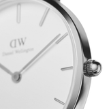Daniel Wellington Petite Bondi White Dial White Leather Strap Watch For Women - DW00100190 Buy Now By Daniel Wellington