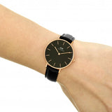 Daniel Wellington Classic Petite Reading Black Dial Black Leather Strap Watch For Women - DW00100167 Buy Now By Daniel Wellington