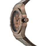 Maserati Potenza Brown Dial Brown Leather Strap Watch For Men - R8851108011 Buy Now By Maserati