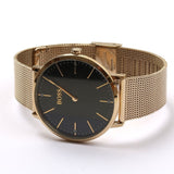 Hugo Boss Horizon Quartz Black Dial Gold Mesh Bracelet Watch For Men - 1513735 Buy Now By Hugo Boss