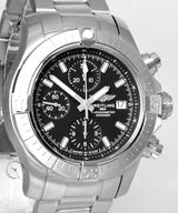Shop Breitling Avenger Chronograph 43 Black Dial Silver Steel Strap Watch for Men - A13385101B1A1 in USA