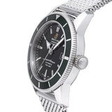 Shop Breitling Superocean Heritage 42mm Chronograph Green Bezel Mens Watch - A1732136 in USA