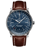 Breitling Navitimer 1 Automatic 41mm Blue Dial Brown Steel Strap Watch for Men - A17326161C1P1