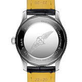 Breitling Navitimer 1 Automatic 41mm Black Dial Black Leather Strap Mens Watch - A17326211B1P1