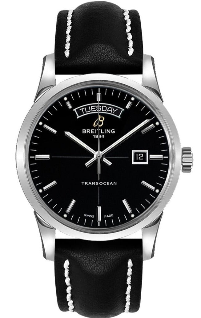 Shop Breitling Transocean Day & Date 42mm Automatic Mens Watch - A4531012/BB69/435X/A2 0BA.1 in USA