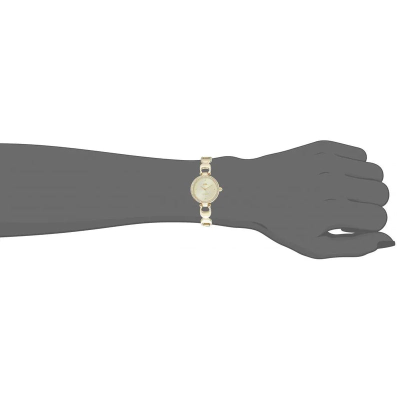Coach Park Diamonds Gold Dial Gold Steel Strap Watch for Women - 14503171 Buy Now By Coach