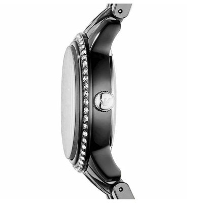 Emporio Armani Crystal Ceramica Black Dial Black Steel Strap Watch For Women - AR1478 Buy Now By Emporio Armani