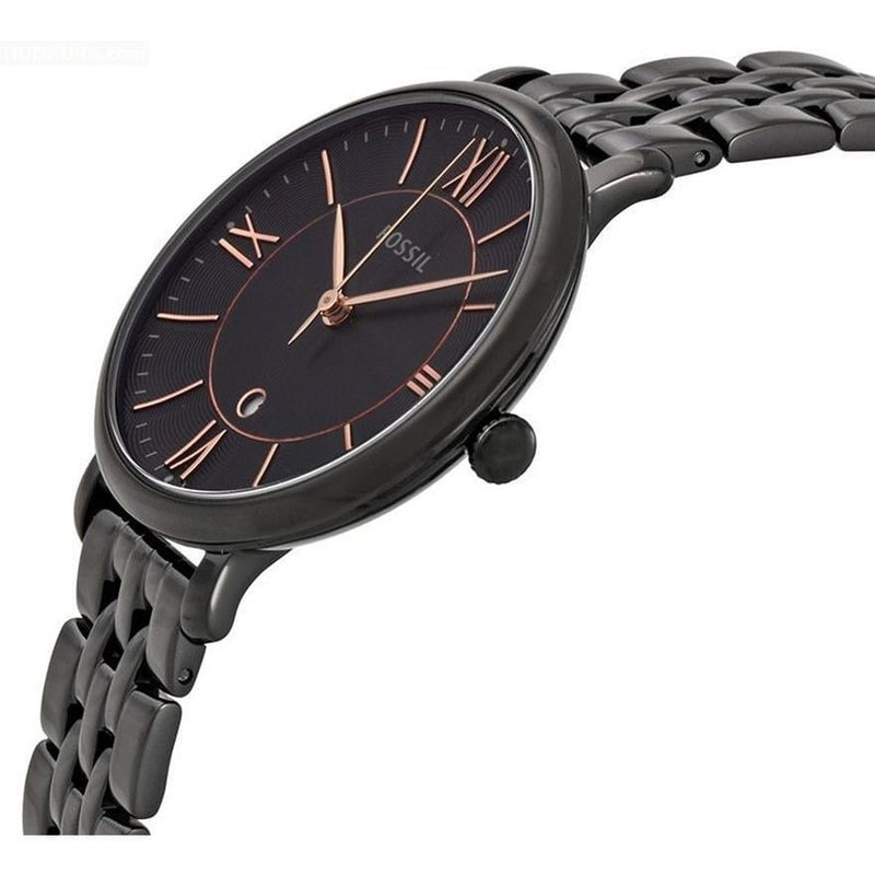 Fossil Jacqueline Black Dial Black Mesh Bracelet Watch for Women - ES3614 Buy Now By Fossil