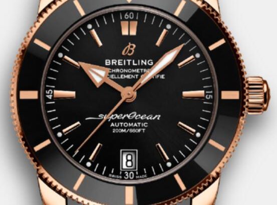 Breitling Superocean Heritage B20 Black Dial Black Mesh Bracelet Watch for Men - RB2010121B1S1