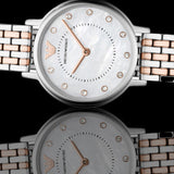 Emporio Armani Mother of Pearl Dial Two Tone Stainless Steel Watch For Women - AR11094 Buy Now By Emporio Armani