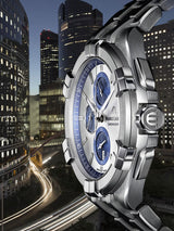 Maurice Lacroix Aikon Chronograph Silver Dial Silver Steel Strap Watch for Men - AI1018-SS002-131-1 Buy Now By Maurice Lacroix