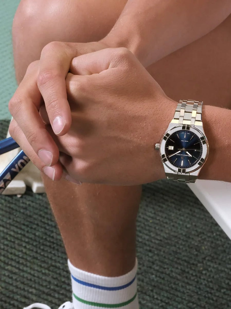 Maurice Lacroix Aikon Automatic Blue Dial Silver Steel Strap Watch for Women - AI1807-SS002-430-1 Buy Now By Maurice Lacroix