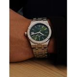 Maurice Lacroix Aikon Automatic Green Dial Silver Steel Strap Watch for Men - AI1807-SS002-630-1 Buy Now By Maurice Lacroix