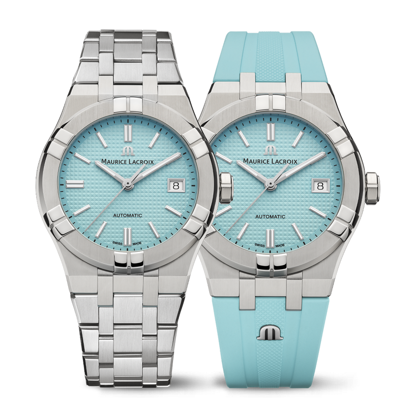 Maurice Lacroix Aikon Automatic Limited Summer Edition Blue Dial Silver Steel Strap Watch For Men - AI6008-SS00F-431-1 Buy Now By Maurice Lacroix