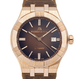 Maurice Lacroix Aikon Automatic Brown Dial Brown Leather Strap Watch For Men - AI6008-BRZ01-730-3 Buy Now By Maurice Lacroix