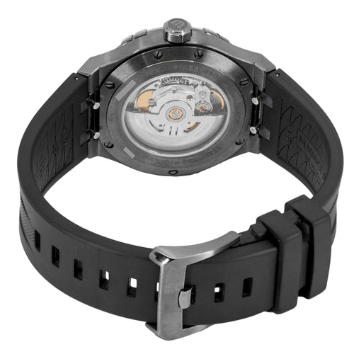 Maurice Lacroix Aikon Automatic Gunmetal Dial Black Rubber Strap Watch For Men - AI6008-PVB00-330-2 Buy Now By Maurice Lacroix