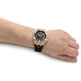 Maurice Lacroix Aikon Venturer Black Dial Black Rubber Strap Watch For Men - AI6058-BRZ0B-330-2 Buy Now By Maurice Lacroix