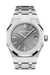 Audemars Piguet Royal Oak Grey Dial Silver Steel Strap Watch for Men - 15550ST.OO.1356ST.03