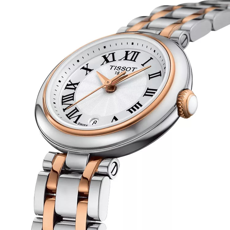 Tissot Bellissima Small Lady White Dial Two Tone Steel Strap Watch For Women - T126.010.22.013.01 Buy Now By Tissot