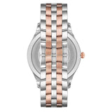 Emporio Armani Lambda Analog Silver Dial Two Tone Steel Strap Watch For Men - AR11044 Buy Now By Emporio Armani