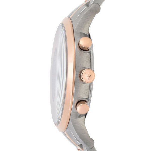 Emporio Armani Renato Gray Dial Gray Steel Strap Watch For Men - AR11077 Buy Now By Emporio Armani