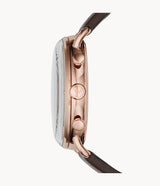 Emporio Armani Aviator Grey Dial Brown Leather Strap Watch For Men - AR11106 Buy Now By Emporio Armani