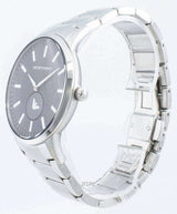 Shop Emporio Armani Renato Quartz Black Dial Silver Steel Strap Watch For Men - AR11118 in USA