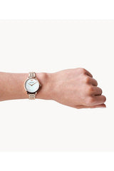 Emporio Armani Mother of Pearl Dial Rose Gold Steel Strap Watch For Women - AR11110 Buy Now By Emporio Armani