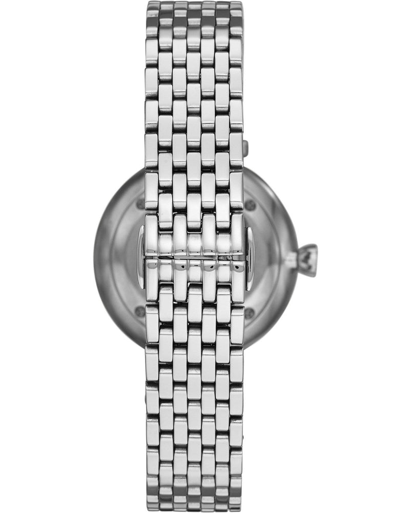 Emporio Armani Arianna Analog White Dial Silver Steel Strap Watch For Women - AR11195 Buy Now By Emporio Armani