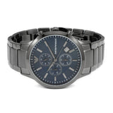 Emporio Armani Renato Chronograph Blue Dial Grey Steel Strap Watch For Men - A11215 Buy Now By Emporio Armani
