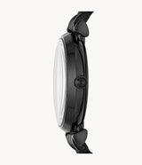 Emporio Armani Gianni T Bar All Black Diamond Dial Watch For Women - AR11245 Buy Now By Emporio Armani