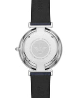 Emporio Armani Gianni T Bar Quartz Blue Dial Blue Leather Strap Watch For Men - AR11300 Buy Now By Emporio Armani