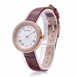 Emporio Armani Rosa Two Hand White Dial Red Leather Strap Watch For Women - AR11357 Buy Now By Emporio Armani