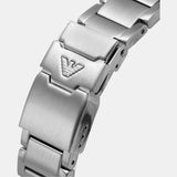 Emporio Armani Diver Chronograph Quartz Black Dial Silver Steel Strap Watch For Men - AR11360 Buy Now By Emporio Armani