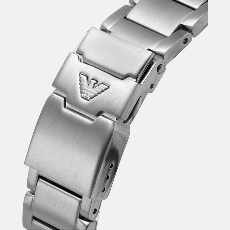 Emporio Armani Diver Chronograph Quartz Black Dial Silver Steel Strap Watch For Men - AR11360 Buy Now By Emporio Armani