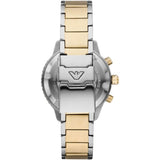 Emporio Armani Diver Chronograph Green Dial Two Tone Steel Strap Watch For Men - AR11361 Buy Now By Emporio Armani