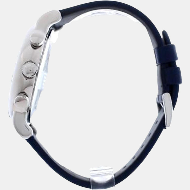 Emporio Armani Luigi Chronograph Blue Dial Blue Leather Strap Watch For Men - AR11451 Buy Now By Emporio Armani