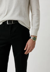 Emporio Armani Mario Chronograph Green Dial Silver Steel Strap Watch For Men - AR11454 Buy Now By Emporio Armani