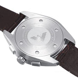 Emporio Armani Claudio Chronograph Brown Dial Brown Leather Strap Watch For Men - AR11482 Buy Now By Emporio Armani