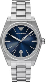 Emporio Armani Frederico Analog Blue Dial Silver Steel Strap Watch for Men - AR11620 Buy Now By Emporio Armani
