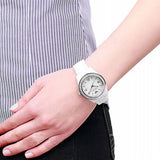 Emporio Armani Ceramica White Mother of Pearl Dial Stainless Steel Strap Watch For Women - AR1426 Buy Now By Emporio Armani