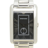 Emporio Armani Classic Analog Black Dial Silver Steel Strap Watch For Men - AR1608 Buy Now By Emporio Armani
