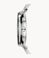 Emporio Armani Gianni Chronograph Blue Dial Silver Steel Strap Watch For Men - AR1648 Buy Now By Emporio Armani